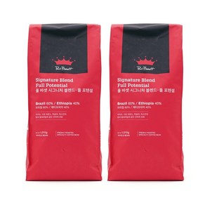 폴바셋 시그니처 블렌드 풀 포텐셜, 홀빈(분쇄안함), 1.01kg, 2개