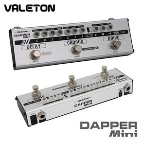 Valeton Dappe Mini 베일톤 멀티이펙터 / 어댑터 미포함 (MES-1) / 5 in 1 Mini Effects Stip (5가지 이펙터가 하나에), *, 1개