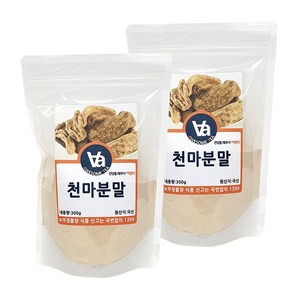 국산 천마 가루 분말, 300g, 2개