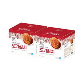 종가 맛있는 포기배추김치 3kg x 2, 2개