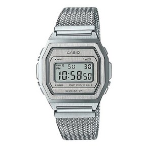 카시오 워치 스탠다드 PREMIUM 시리즈 손목 시계 실버 CASIO A1000MA-7JF 일본 정규품