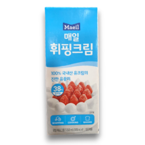 매일 휘핑크림 250mlx20팩/동물성, 250ml, 20개