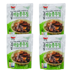 일가집 마늘쫑무침 500g x4개 밑반찬, 4개