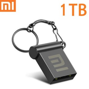 MIJIA 샤오미 펜 드라이브 2 TB USB 3.0 플래시 메탈 대용량 고속 전송 스토리지 방수 메모리 U 디스크, 1) 1TB