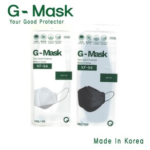 G-MASK KF94 마스크 100매, 100개, 블랙