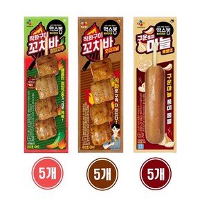 CJ 맥스봉 직화구이5+청양직화5+의성마늘5 편의점 핫바 소시지