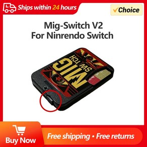 MIG 스위치 V2 NS 플래시 카트리지 게임 콘솔 Evedive 수정 칩 플러그 앤 플레이 Mig V1 범용 카드, [01] NSMigSwitch V2