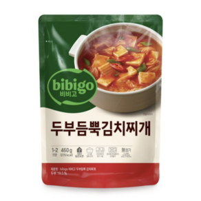 비비고 두부김치찌개, 460g, 16개