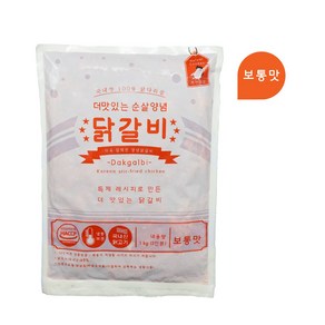 자연의닭 닭갈비 보통맛 (냉동) 1kg, 1개