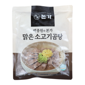 [홈쇼핑] 백종원의 본가 맑은 소고기 곰탕, 6개, 600g