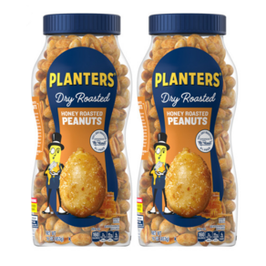 PLANTERS 허니로스티드 피넛, 453g, 2개