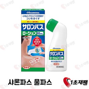 일본 hisamitsu 샤론파스 AE 물파스 85ml 정품 직구 1박스, 1cm, 1