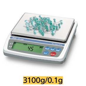 국산/AND저울 정밀저울 CB-3100/3100g 0.1g단위 RS-232C 표준 내장, 1개