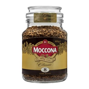 모코나 클래식 다크 로스트 인스턴트 커피 100g Moccona Classic Dak Roast Instant Feeze Died Coffee, 1개