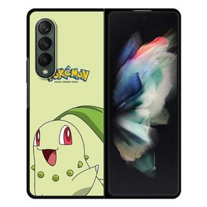 갤럭시폴드케이스 폴드 케이스 삼성 galaxy z 폴드 4 블랙 전화 쉘 funda z fold3 하드 celula 커버 fudans coque pokemon pikachu