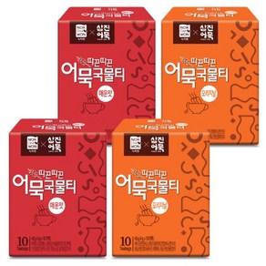 [녹차원] 따끈따끈 어묵국물티 4팩 (오리지널/매운맛 선택), 40g, 오리지널 3개+매운맛 1개, 오리지널 3개+매운맛 1개, 4개