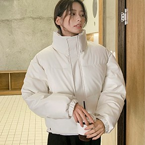 파코리테일 23fw 여성 래더 웰론 크롭 숏패딩