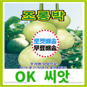 [OK씨앗] [조롱박] 조롱박씨앗 종자(오케이씨앗), 1개