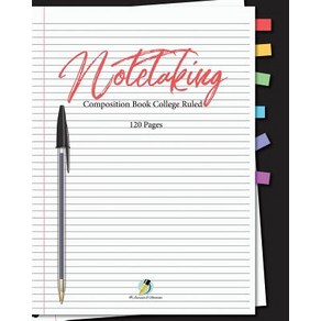 Note Taking Composition Book College Ruled 120 Pages Papeback, Jounals & Notebooks, English, 9781541966215