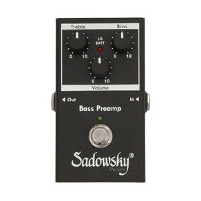 베이스 프리앰프 Sadowsky 사도스키 SBP-2 Bass Peamp 프리앰프 베이스, 1개