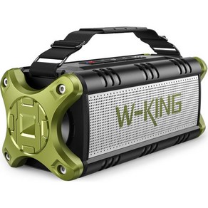 [관부가세포함] W-KING 블루투스 스피커 90W 피크 50W RMS 휴대용 무선 라우드 IPX6 방수 야, [관부가세포함] W-KING 블루투스 스피커 90W 피