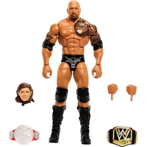 Mattel WWE 엘리트 컬렉션 레슬매니아 액션 피규어 세트 존 시나 수집용 액세서리 및 니콜라스 피규어 조립 부품 포함