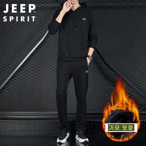 JEEP SPIRIT 지프 공용 후드 기모 트레이닝 세트JEEPHL-2022B2029B+2022B2032B