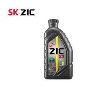 SK ZIC X7 프리미엄 합성유 5W-30 1L, 1개