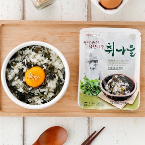 오버파워푸드 취나물 밥 윤영근의 착한나물 80g (수량선택) 비빔밥 볶음밥, 1개