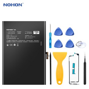 NOHON 노혼 A1664 배터리 Apple iPad Po 9.7 인치 Bateia A1673 A1674 A1675 교체 태블릿 7306mAh 100 % 0주기 새로운, A1664 Fo iPad Po 9.7 인치, 1개