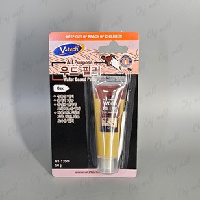 Vtech 우드 필러 오크 50g VT-135O, 3개