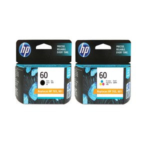 HP HP NO.703 정품잉크 CD887AA CD888AA 대체용 CC640WA CC643WA 세트, 정품잉크_검정컬러 세트, 1개