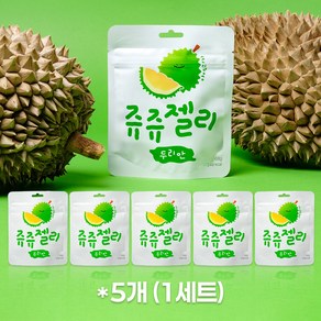 쥬쥬 까먹는 두리안 젤리, 5개, 68g