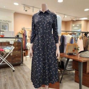 BCBG T데일리 프린트 op 원피스 _ B4C8O681 55 [NAVY]