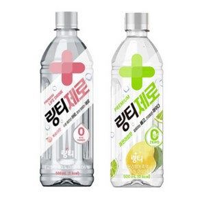 링티제로 레몬라임 복숭아 종합 12+12 500ml 24개