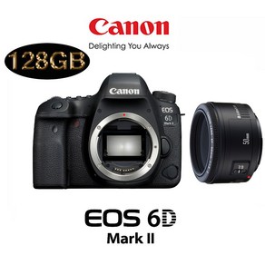 캐논 EOS 6D Mak Il BODY + 렌즈구성 풀패키지 PACKAGE, EF50 F1.8 STM+128GB+필름