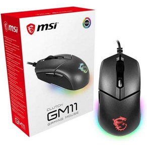 MSI 클러치 GM41 경량 무선 게이밍 마우스 충전 독 20000 DPI 60M Omo, Clutch GM11, Clutch GM11