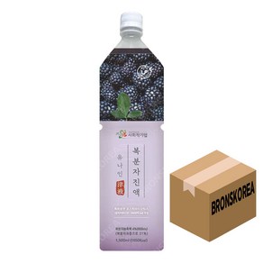 유나인베이스 복분자 진액 1.5L x 8ea / 과일원액 희석음료, 8개