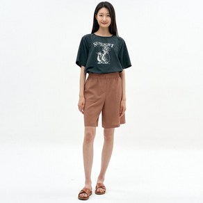 지센 린넨라이크 밴딩 반바지 LCPTN624_CA 1425626