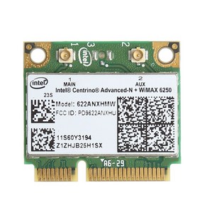 듀얼 밴드 300m 2.4 + 5g 무선 WiFi PCI-E 카드 인텔 6250 Lenovo Fu 60Y3195, 1개