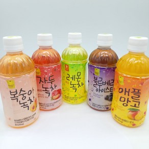 웰그린 복숭아 레몬 자두 녹차 블루베리 아이스티 애플망고 340ml