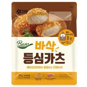 냉동 아워홈 행복한맛남 바삭 등심카츠 320g, 1개