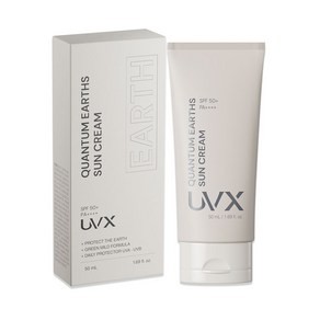 UVX 유브이엑스 퀀텀 어스 무기자차 선크림 50ml, 2개