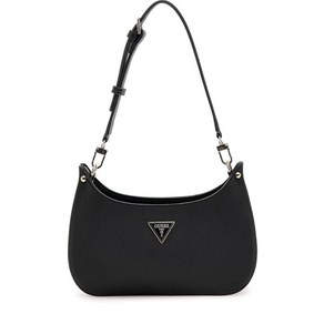 게스 Meidian Mini Top Zip Shoulde Bag Black