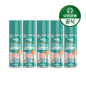 해피홈 아웃도어 미스트 뿌리는 모기 진드기 기피제, 65ml, 5개