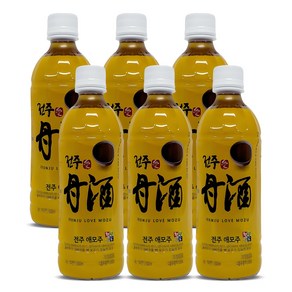 천년주가 전주모주 500ml x 6개 음료 전주애모주 발효음료