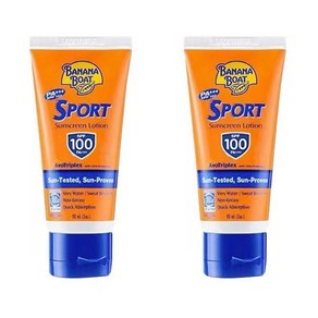 바나나보트 스포츠 썬 스프레이 로션 자외선차단제 spf110 Banana Boat sunceen lotion SPF110 PA+++ 90ml, 2개