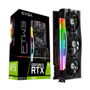 EVGA 24G-P5-3987-KR GeForce RTX 3090 FTW3 24GB GDDR6X 그래픽 카드