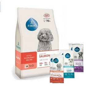 피니키 유기농 가수분해 알러지사료(연어)2kg+피니키랜덤샘플3개, 연어, 2kg, 1개