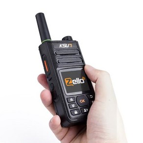 PTT Zello 전문 워키토키 KSW-ZL18 4g 심카드 WiFi 네트워크 휴대폰 라디오 장거리 100 마일 GPS, 2) ZL18 1PCS  Ameican, 1개